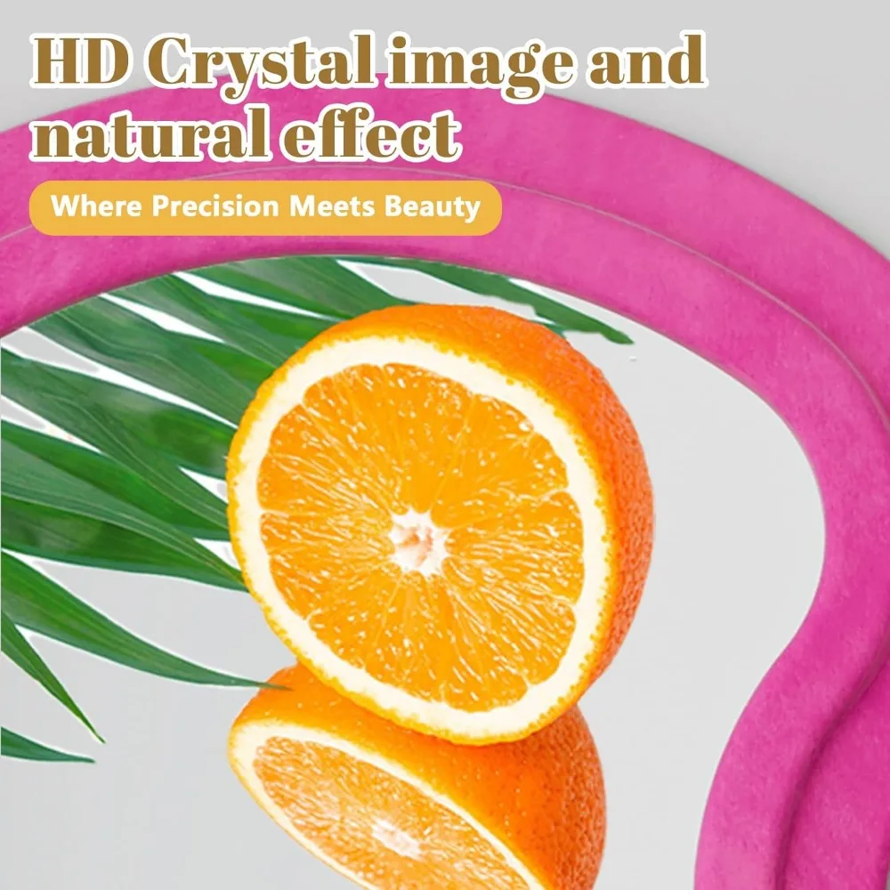 Grande espelho de chão ondulado de comprimento total com tecido de flanela, espelho de parede independente de 63 x 24 para visualização de corpo inteiro