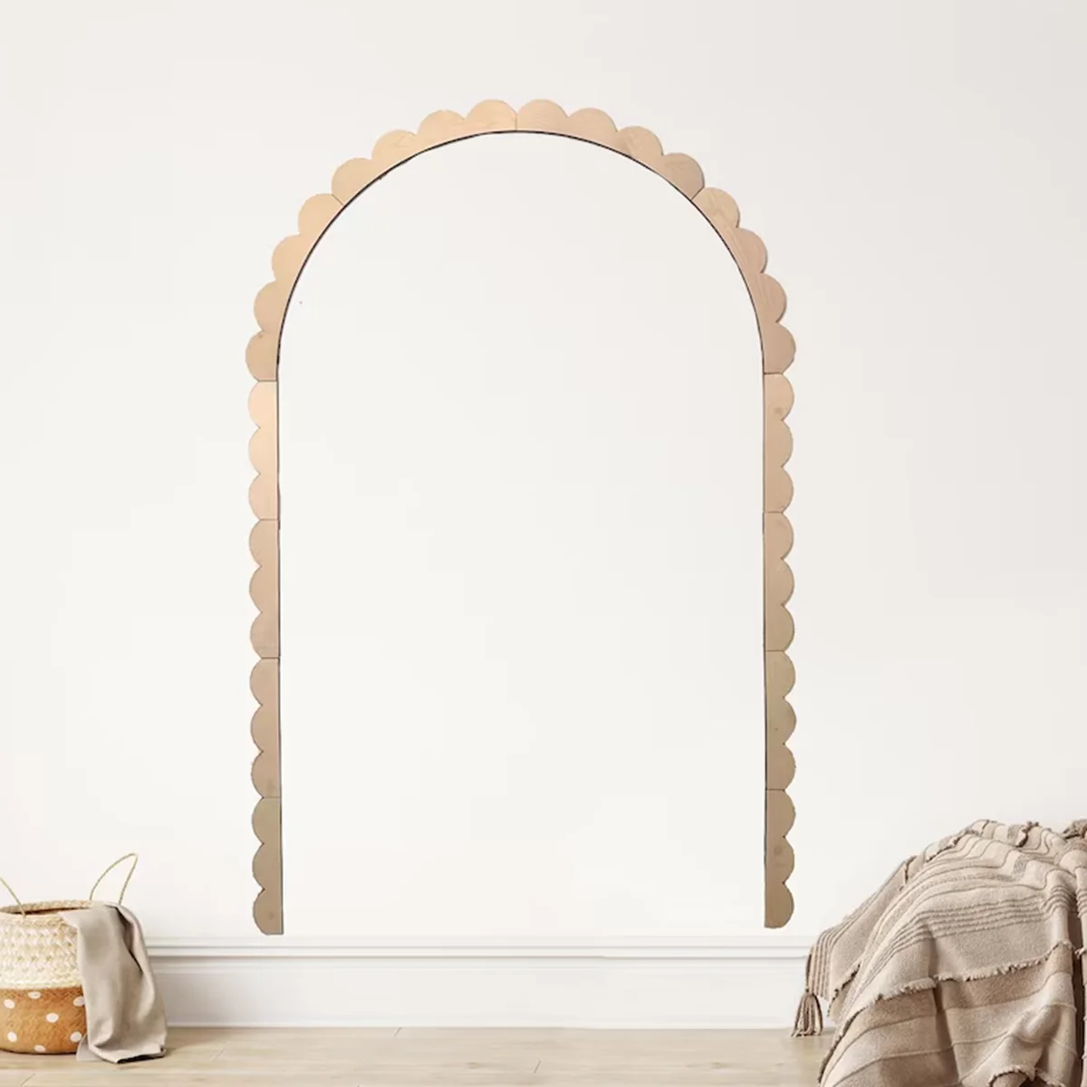 Super Large Unpainted Wood Arch Frame DIY Wall Decor Multiple Sizes Available Arch Trim Big Bundle Wooden Arch