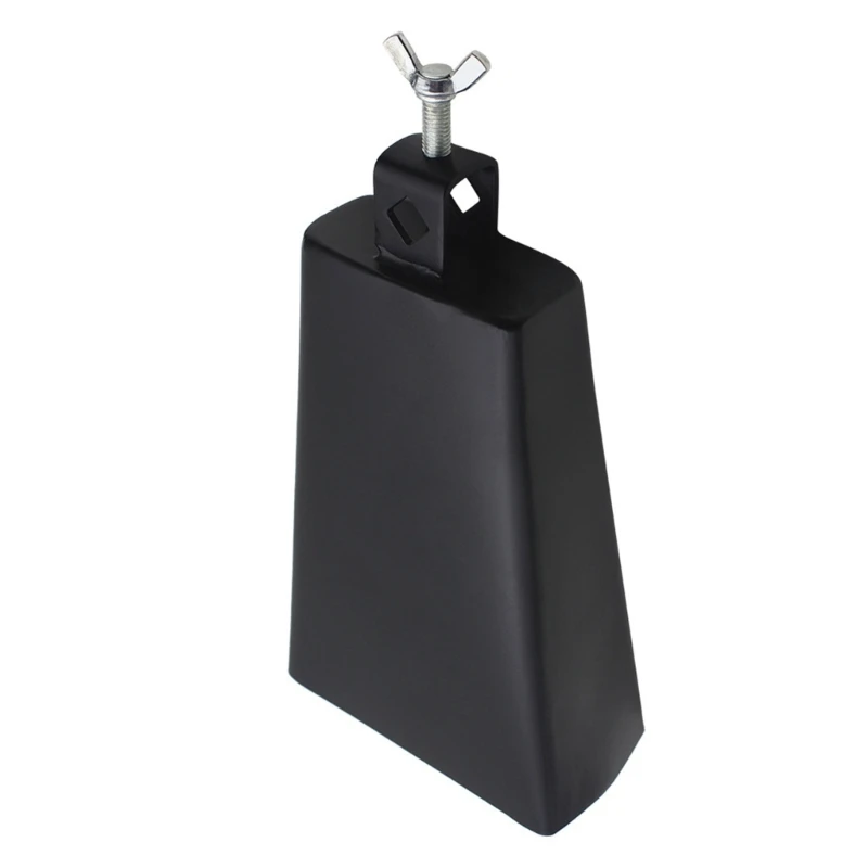 Percussion Instrument for Drum Set Wedding Football Cheering Game Cowbell Percussion Metal Cow Bells Noise Maker Cowbell