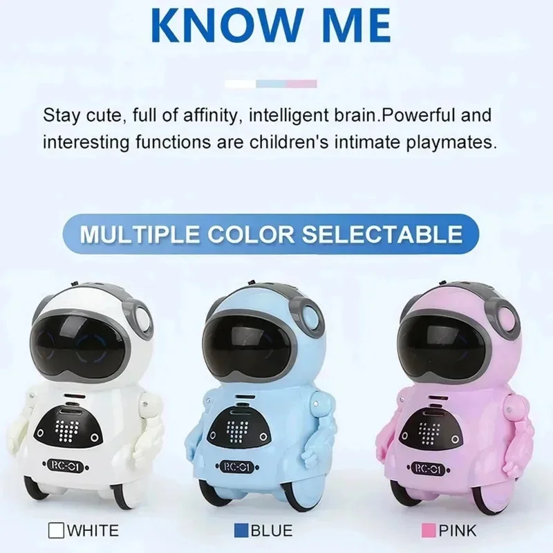 Emo Robot Mascota Inteligente  Talking Interactive Voice Recognition Record Singing Dancing Telling Story Mini Robot Kids Toys