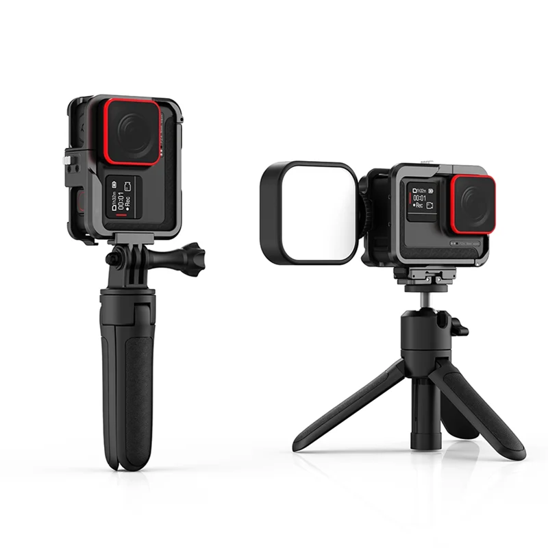 Металлическая клетка для Insta360 Ace, металлический каркас, защитный чехол, детали для камеры, аксессуары, быстросъемное крепление