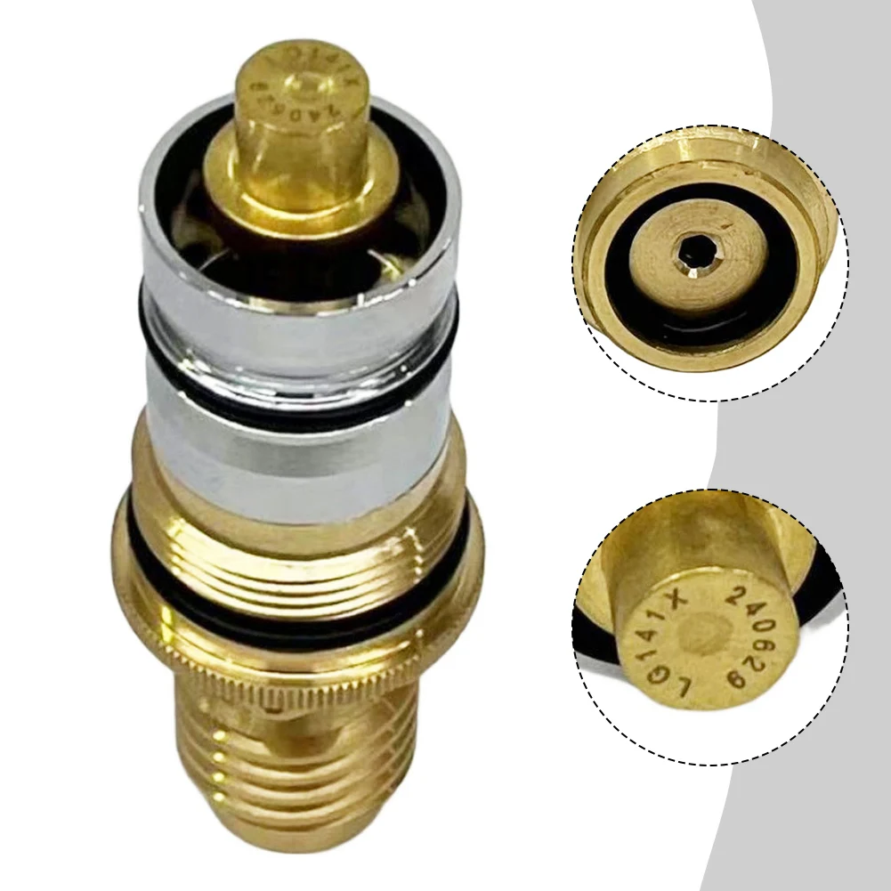 

GR-47450000 Thermostatic Cartridge, 1/2" Brass Replacement 47450000 Tooth Cartridge Valves Bathroom Accessories