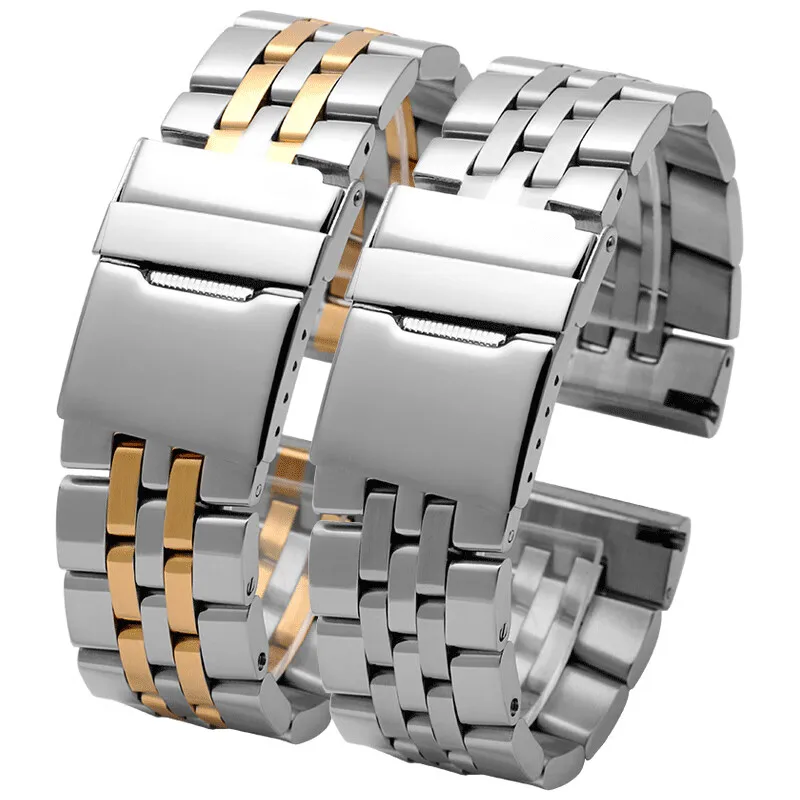 Мужской браслет из нержавеющей стали, 22 мм, 24 мм