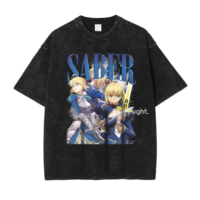 أنيمي مصير رين خمر غسلها جديد وصول ملابس رجالي تي شيرت أوم الجرافيك تي شيرت الرجال التي شيرت للرجال Ropa Hombre 62934