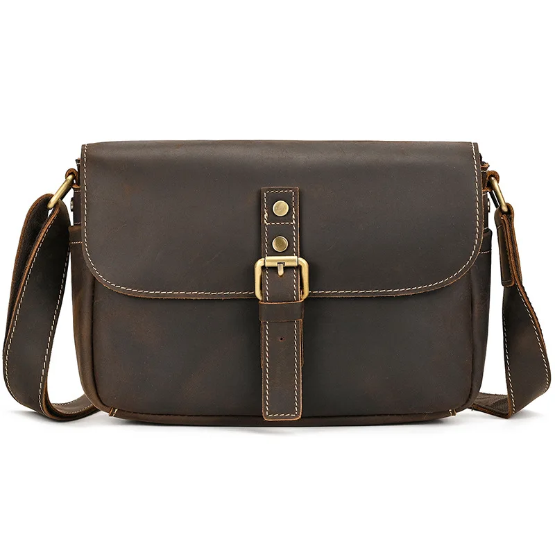 

Vintage Fashion Men's Shoulder Bag Genuine Leather Men Sling Bag Cow skin genuine leather crossbody men messenger bag male