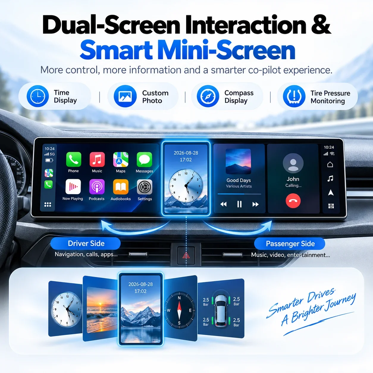 GPS Multimedia Player Dual 12.3