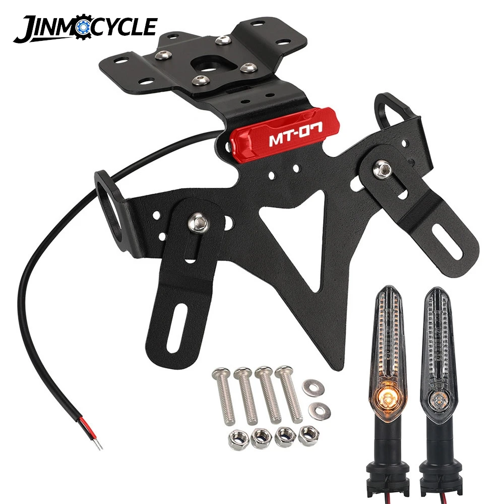For Yamaha MT-07 MT07 2013-2022-2023-2024 License Plate Holder Fender Eliminator Registration Bracket Motorcycle Accessories