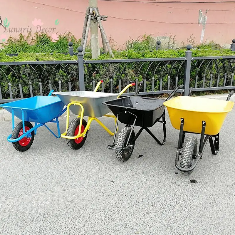 Unicycle, agricultural trolley, single wheel construction site trolley, garden art garbage truck, special for remote areas