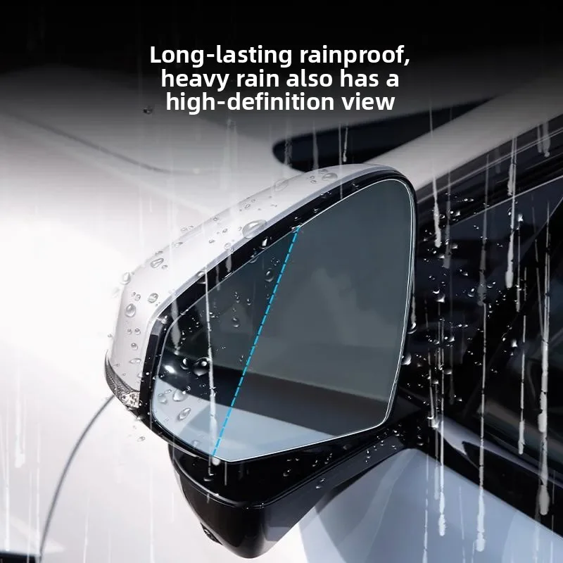 لـ Polestar 4 HD مرايا فيلم المطر وأفلام وهج المطر ومرايا الرؤية الخلفية ملحقات ملصق فيلم المطر