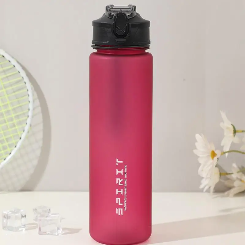 750ML Large Capacity Sports Water Bottle Leakproof Fitness Portable Gym Outdoor Beach Hydration Travel Jug for Training