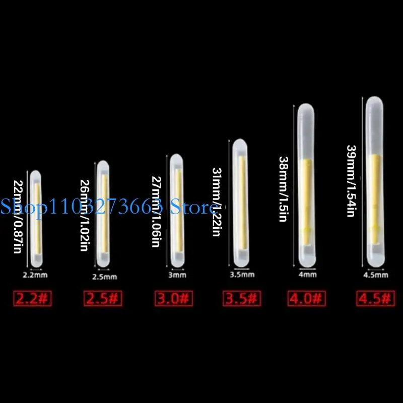 R6fe 100pcs pesca barra brillo brillante verde fluorescente palo punta glow nocturna pesca palo suministros pesca