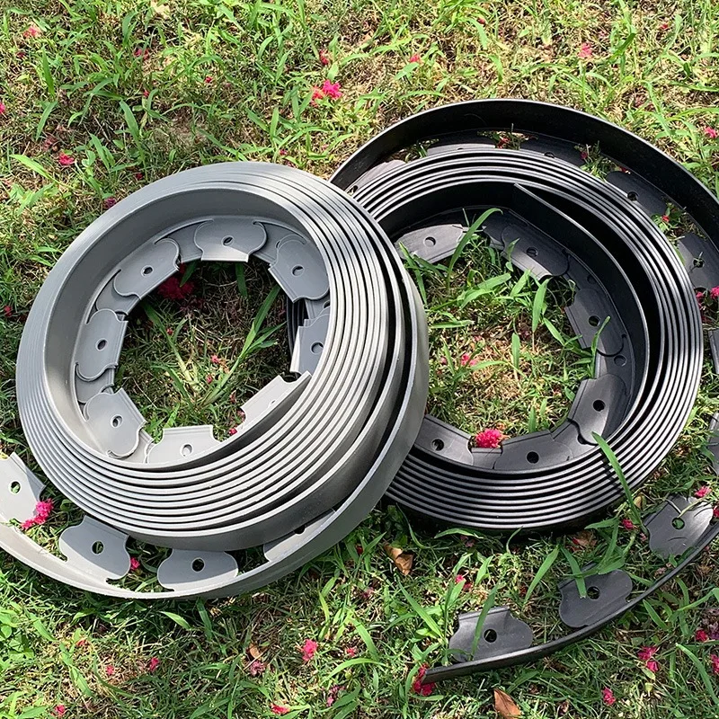 10/15M Fixed Garden Barrier Lawn Grass Plastic Edging Border Landscape Edging Garden Edge Spikes Easy Install