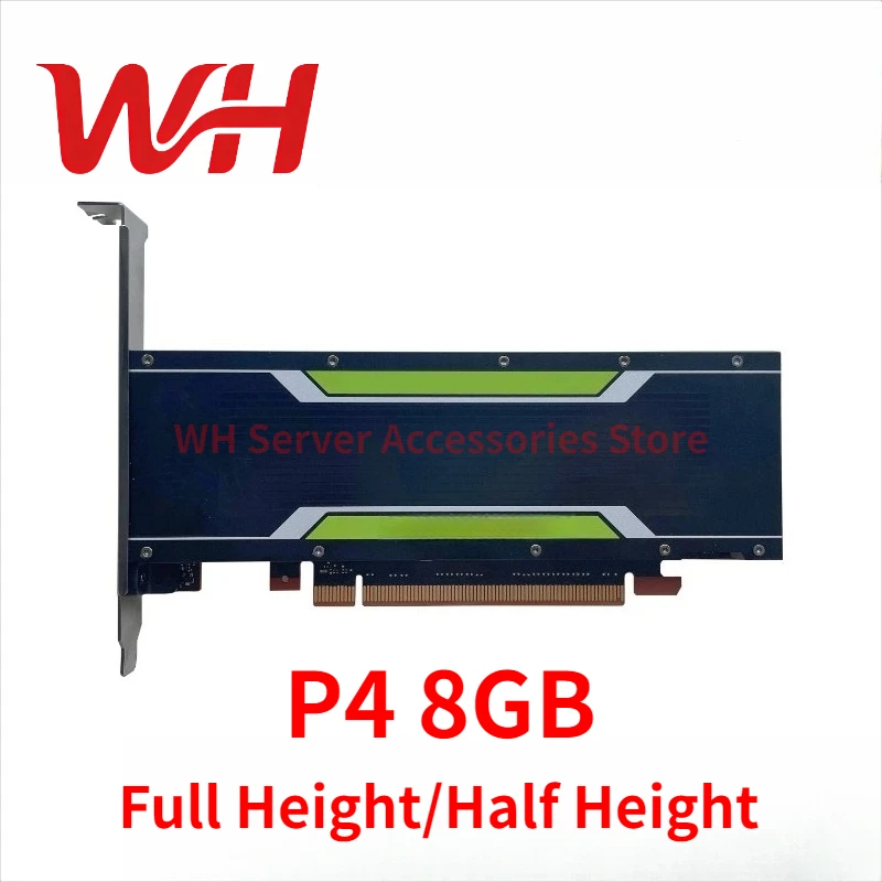 for NVIDIA Tesla P4 8GB GDDR5 GPU Card PCI-E VGPU Accelerator for AI Deep Learning Video Decoding Server Graphics Card