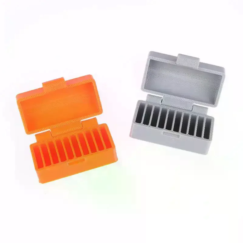 10-Hole CR2032/CR2025 Battery Box Coin Cell Battery Storage Case Portable Batteries Protective Holder Small Battery Organizer