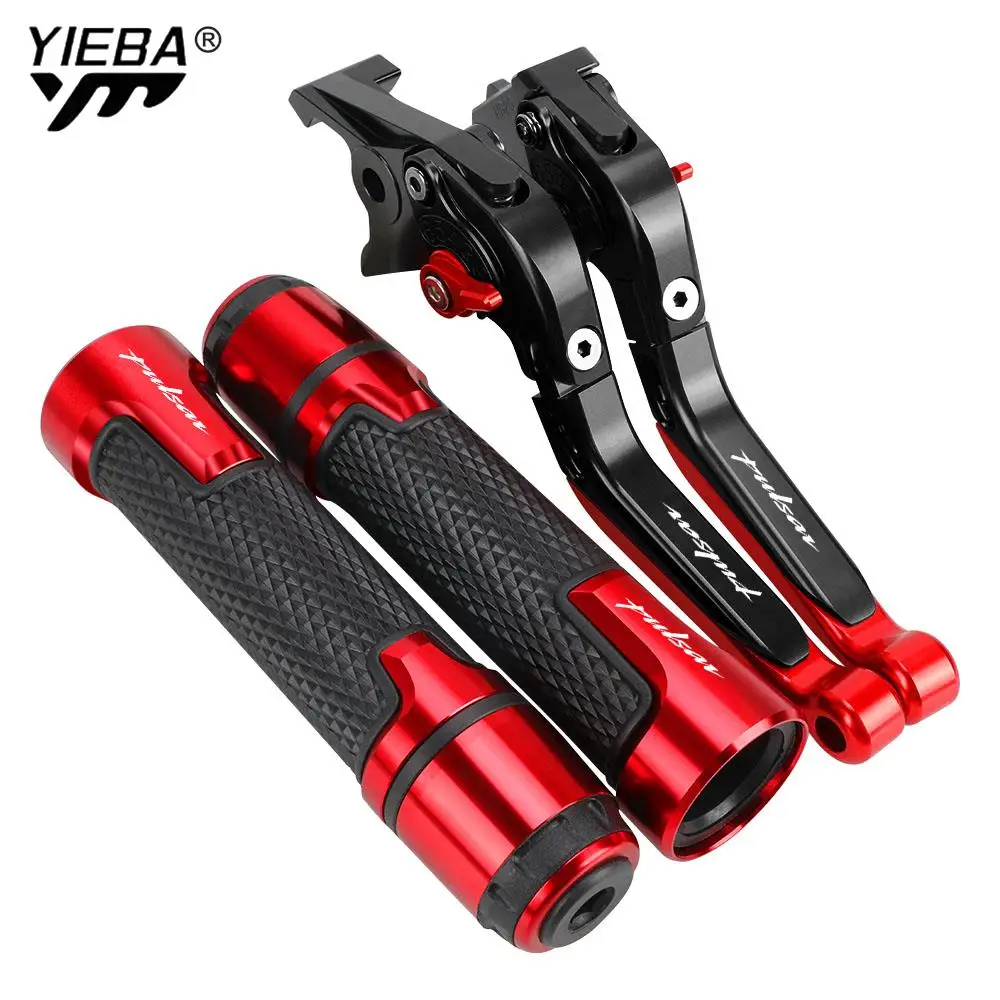 

Motorcycle Folding Extendable Moto Adjustable Clutch Brake Levers Handbar End Grips For Bajaj Pulsar 200 NS AS RS Dominar 400