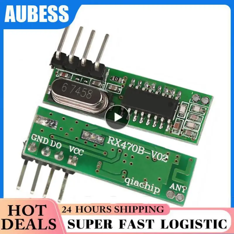 433 Mhz Superheterodyne RF Receiver and Transmitter Module For Arduino Wireless Module Kit 433Mhz Remote Control