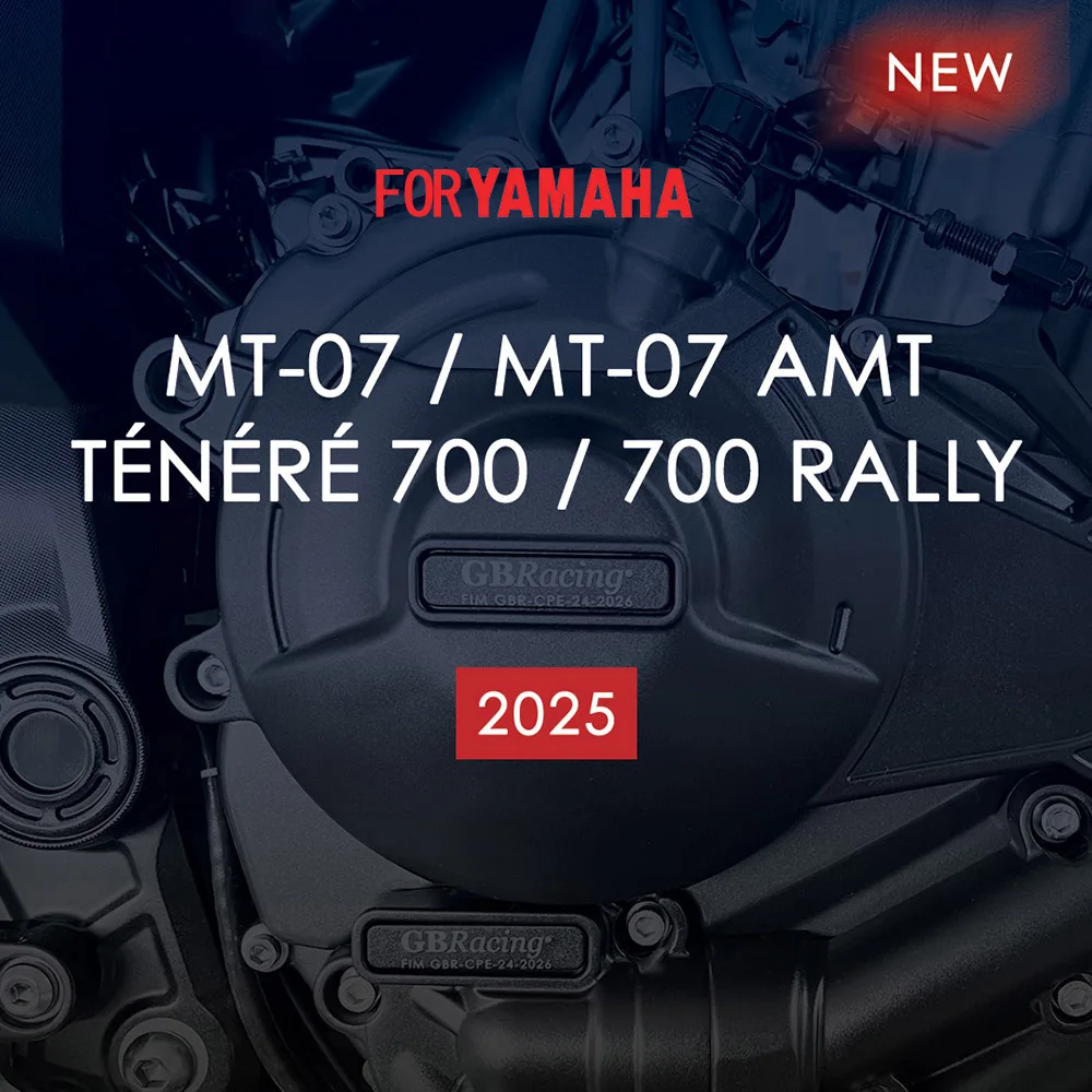 

MOTO Engines Protections Covers engine clutch Cover MT07 Motorcycle Engine Protection Cover For Yamaha MT-07 Tracer 2014-2025