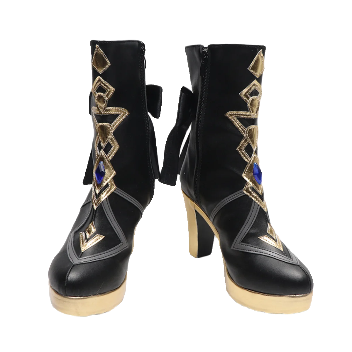 Games Genshin Impact Navia Cosplay Schoenen Laarzen Archon Quests Navia Schoenen Carnaval Party Outfit Vrouwen Mannen Rollenspel Props