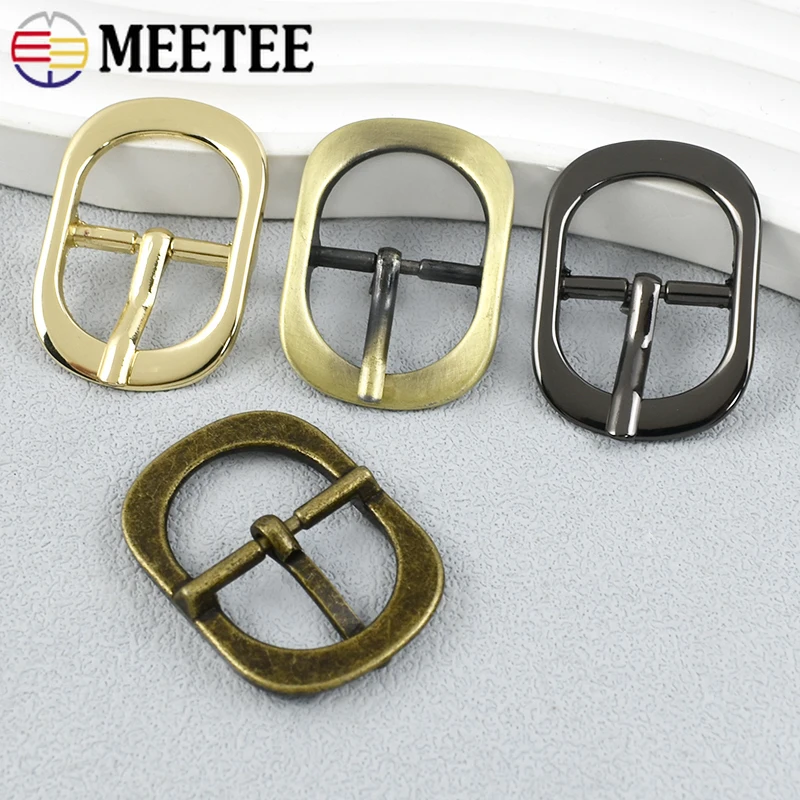 5/10/20Pcs 20mm Men Women Metal Belt Buckles Bags Shoes Pin Buckle Handbag Strap Clasp DIY Leather Crafts Sewing Accessories