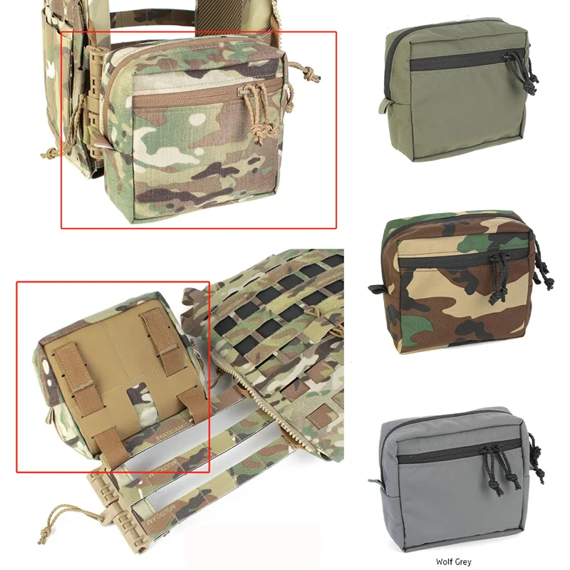 

Tactical SS GP Square Sundry Bag Vest MOLLE Zipper Practical Bag Waist Seal Accessory Bag