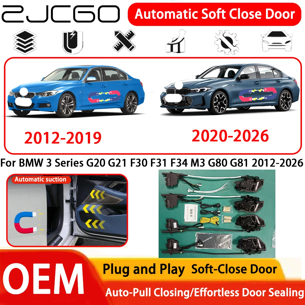 

for BMW 3 Series G20 G21 F30 F31 F34 M3 G80 G81 2012-2026 Car OEM Plug and Play Automatic Electric Soft Close Door System