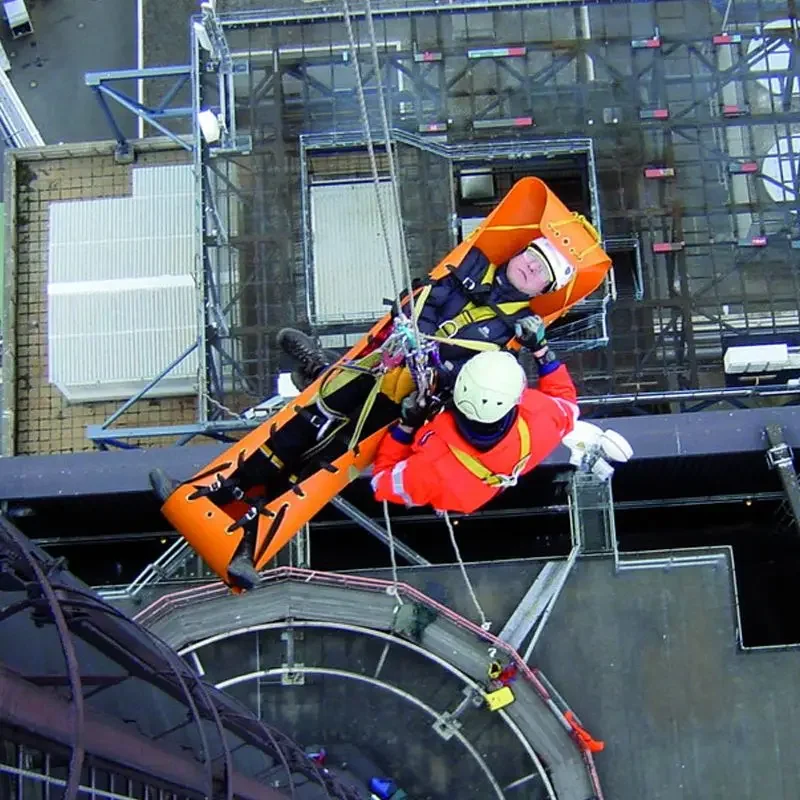 High-angle rescue lightweight, narrow space rescue stretcher, foldable auxiliary towing
