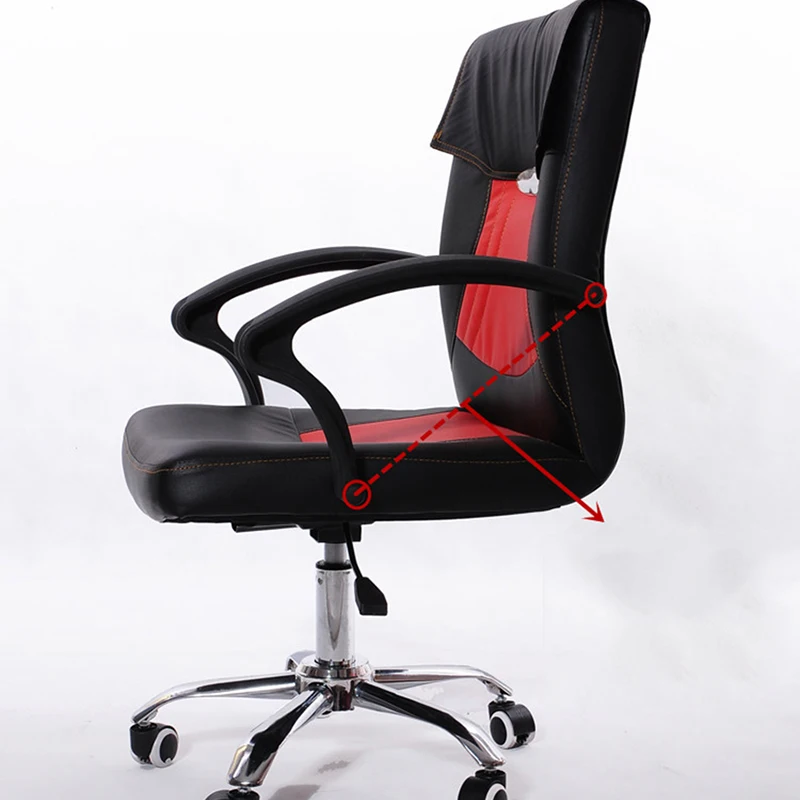 Soporte de reposabrazos para silla de ordenador, accesorio de malla con mango giratorio