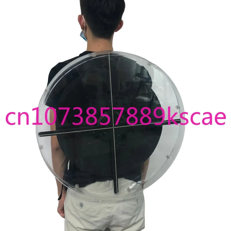 Backpack Holographic 3D Naked Eye Advertising 3D Holographic Led Fan