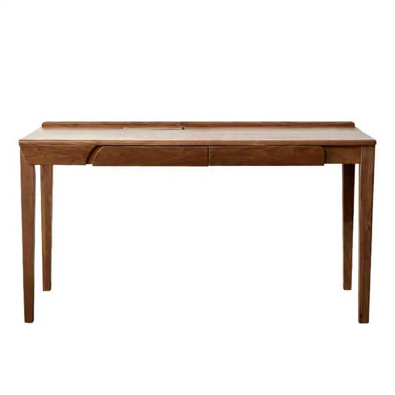 Black walnut solid wood desk Nordic simple modern home study white oak computer table cherry wood writing desk
