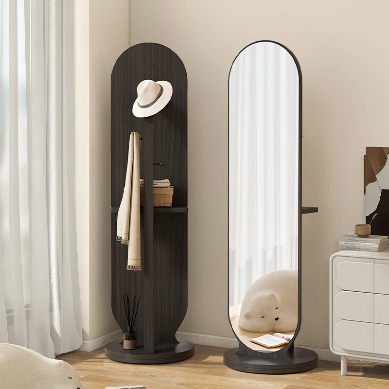 

Rotating full-length mirror Hanging hanger integrated mirror,