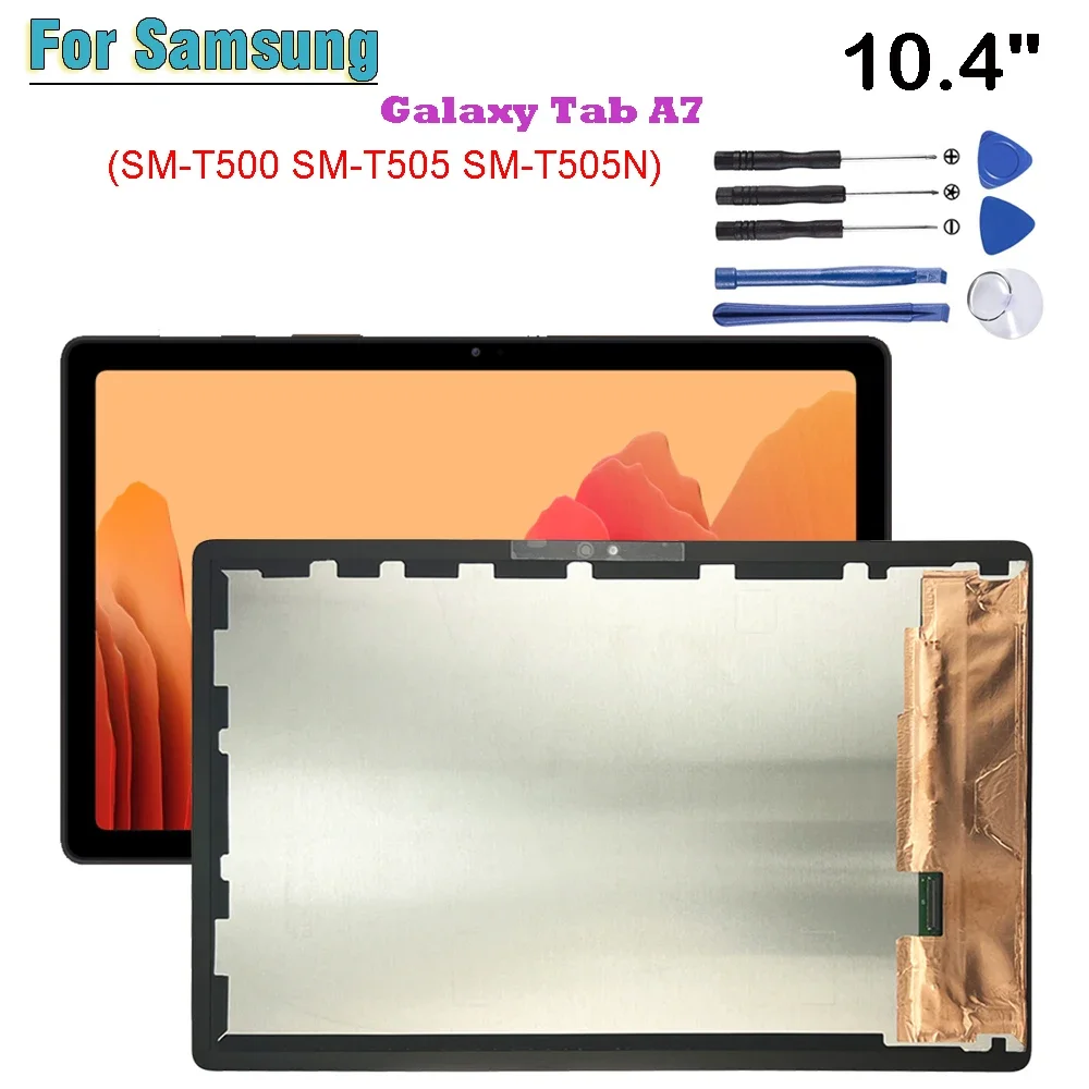 New For Samsung Galaxy Tab A7 10.4 (2020) SM-T500 T505 T500 LCD Display Touch Sensor Glass Screen Digitizer Assembly