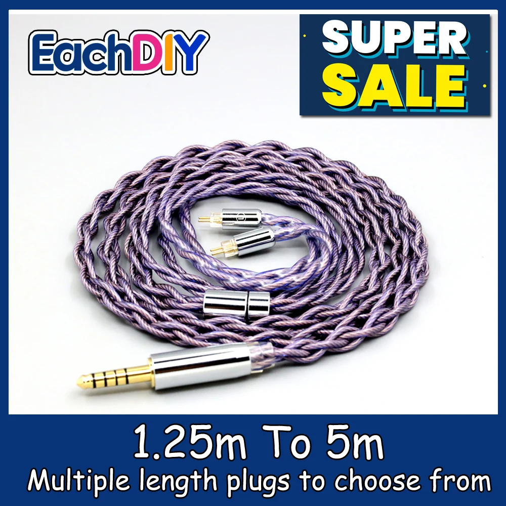 

Type2 1.8mm 140 cores litz 7N OCC Headphone Earphone Cable For Vision Ears VE2 VE3 VE4 VE5 VE6 VE6X VE8 1964 ears 64 LN007881