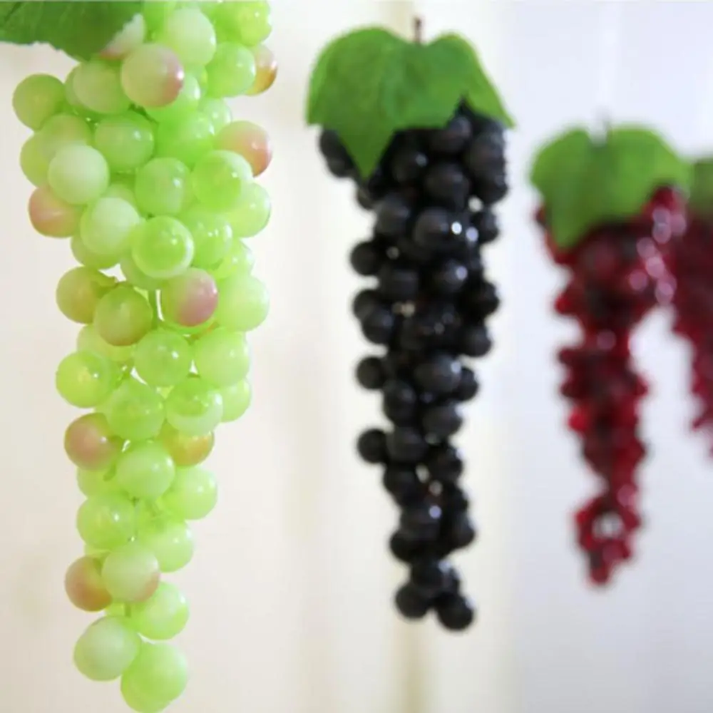 Mini Party Hochzeit Kunststoff lebensechte künstliche Früchte Trauben Simulation Home Decor