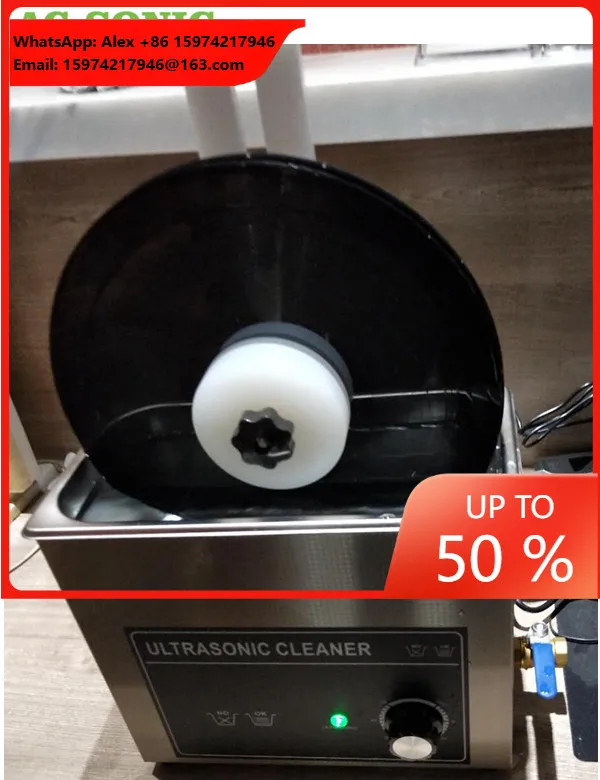 Lp Vinyl Record Ultrasonic Cleaner With Heater Timer Lp Vinyl Record Cleaning 6L Ultrasonic Record Cleaner