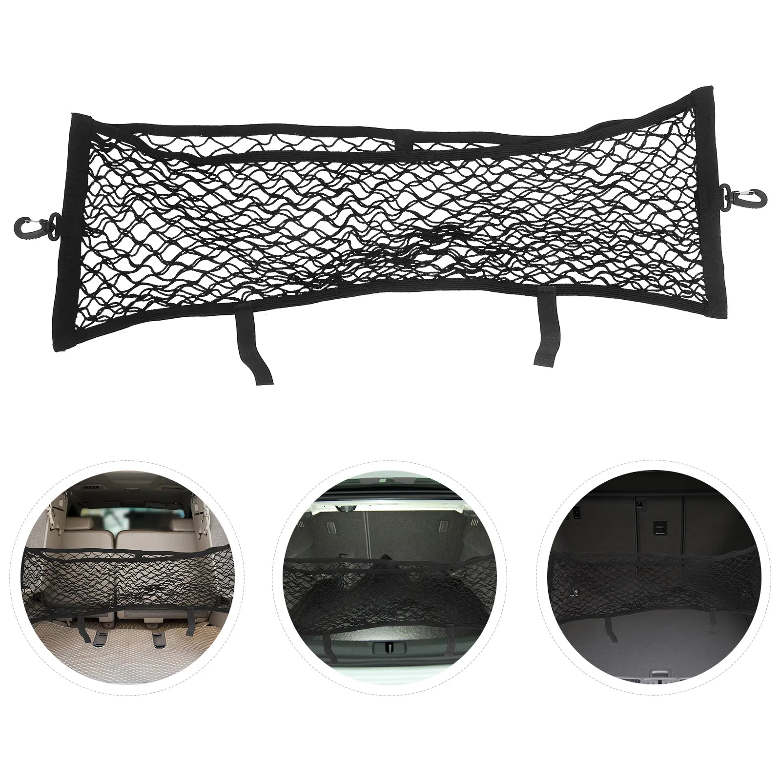 

Car Storage Net Bag Trunk Mesh Suv Organizers and Cargo for Pickup Automotive Pocket Abs Accessories Travel