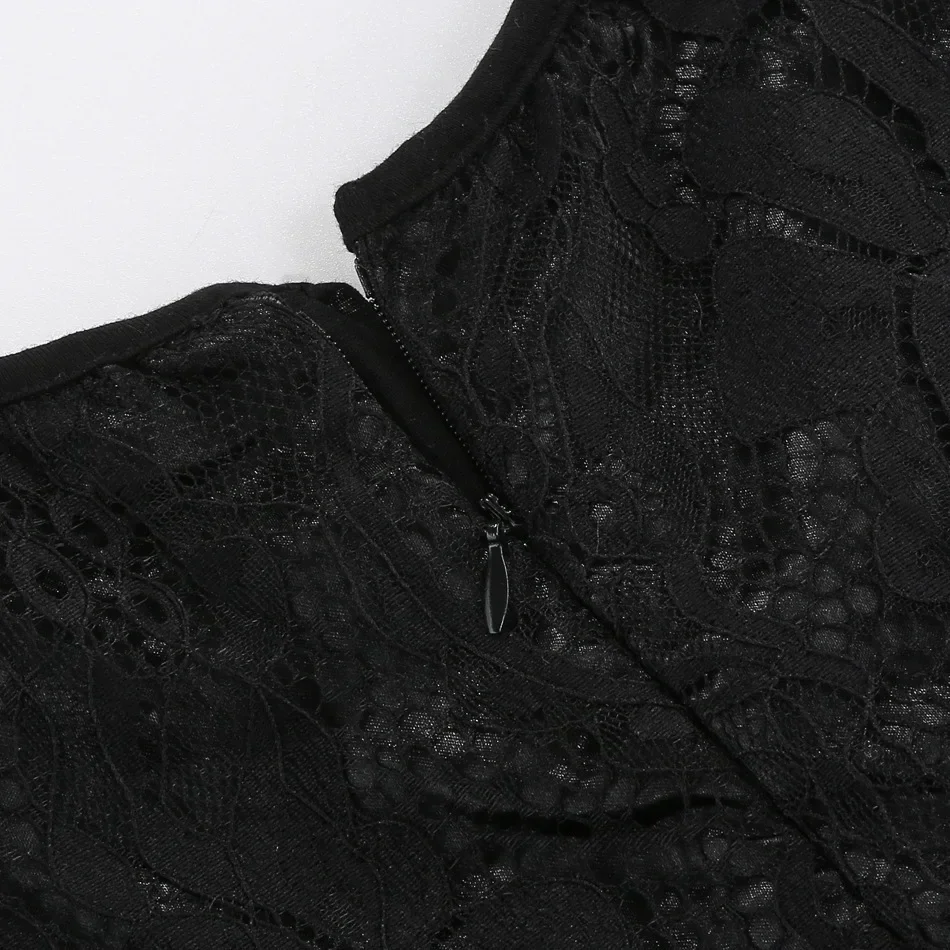 Vampir-Königin Cosplay-Kostüm Mittelalterliches Gotisches Schwarzes Kleid mit Spitzenstickerei Mädchen Halloween-Party Rollenspiel Ausgefallenes Outfit – Detail 10