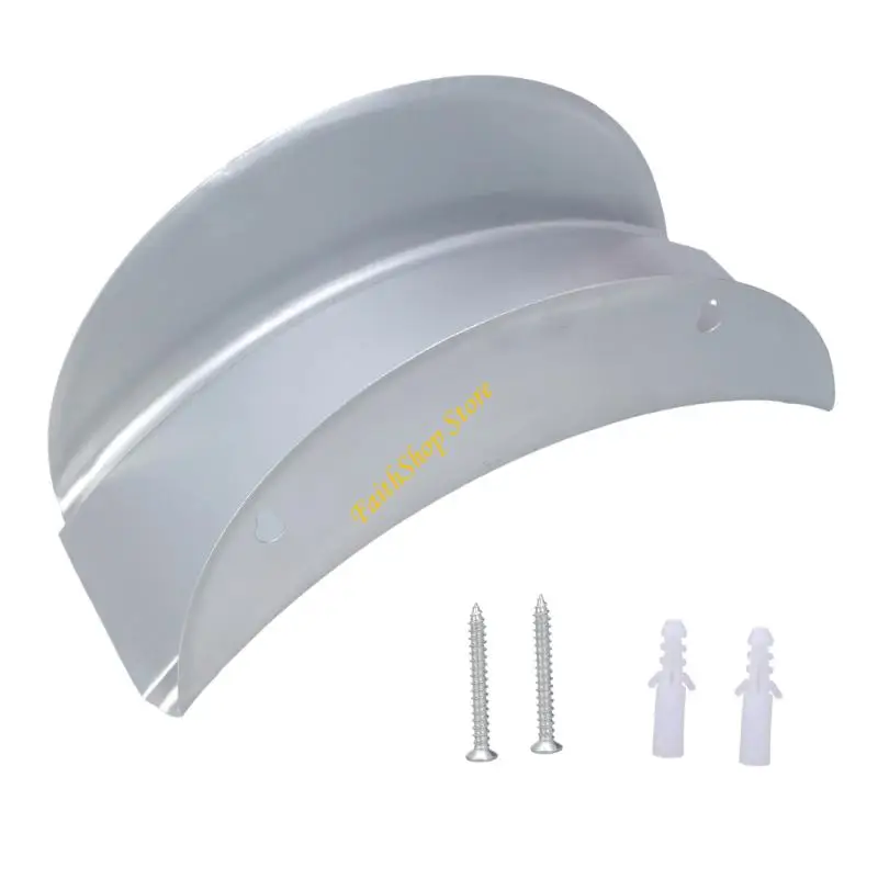 

124E Metal Wall Mounted Heavy Duty Hose Bracket Car Hose Holder Support For Outside Accommodate Garden Hose Hanger