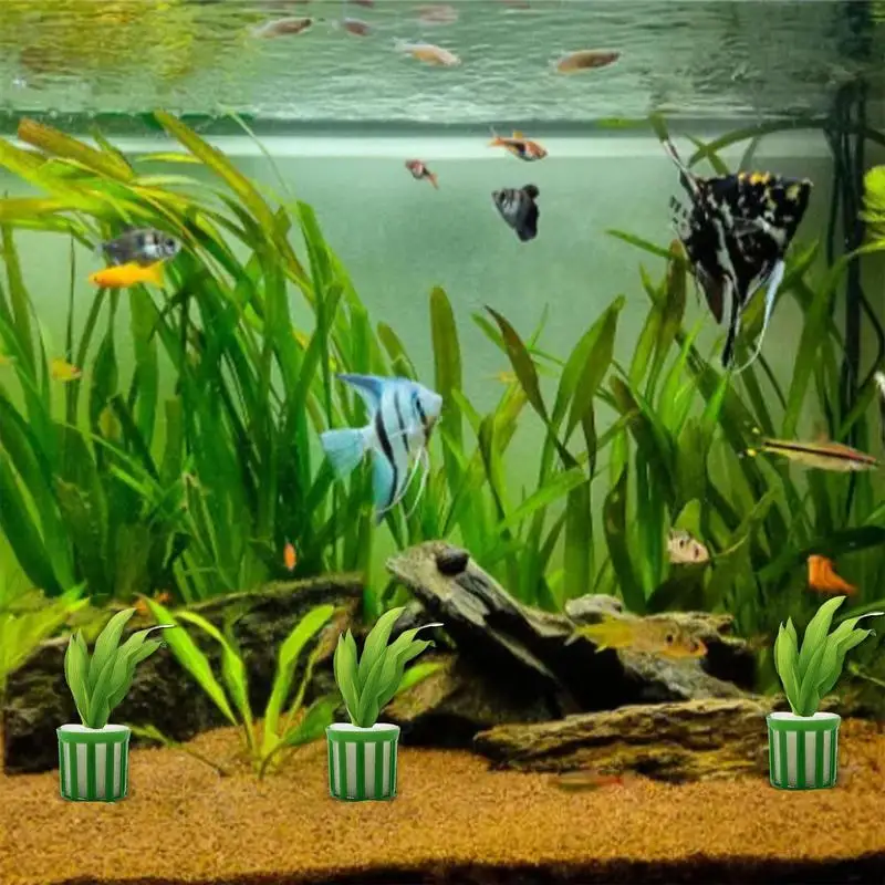 Aquatic Plants Fixed Ring 10pcs Fish Tank Plants Fix Basket Kit Aquarium Accessories Aquarium Landscape Decoration for Fish Tank