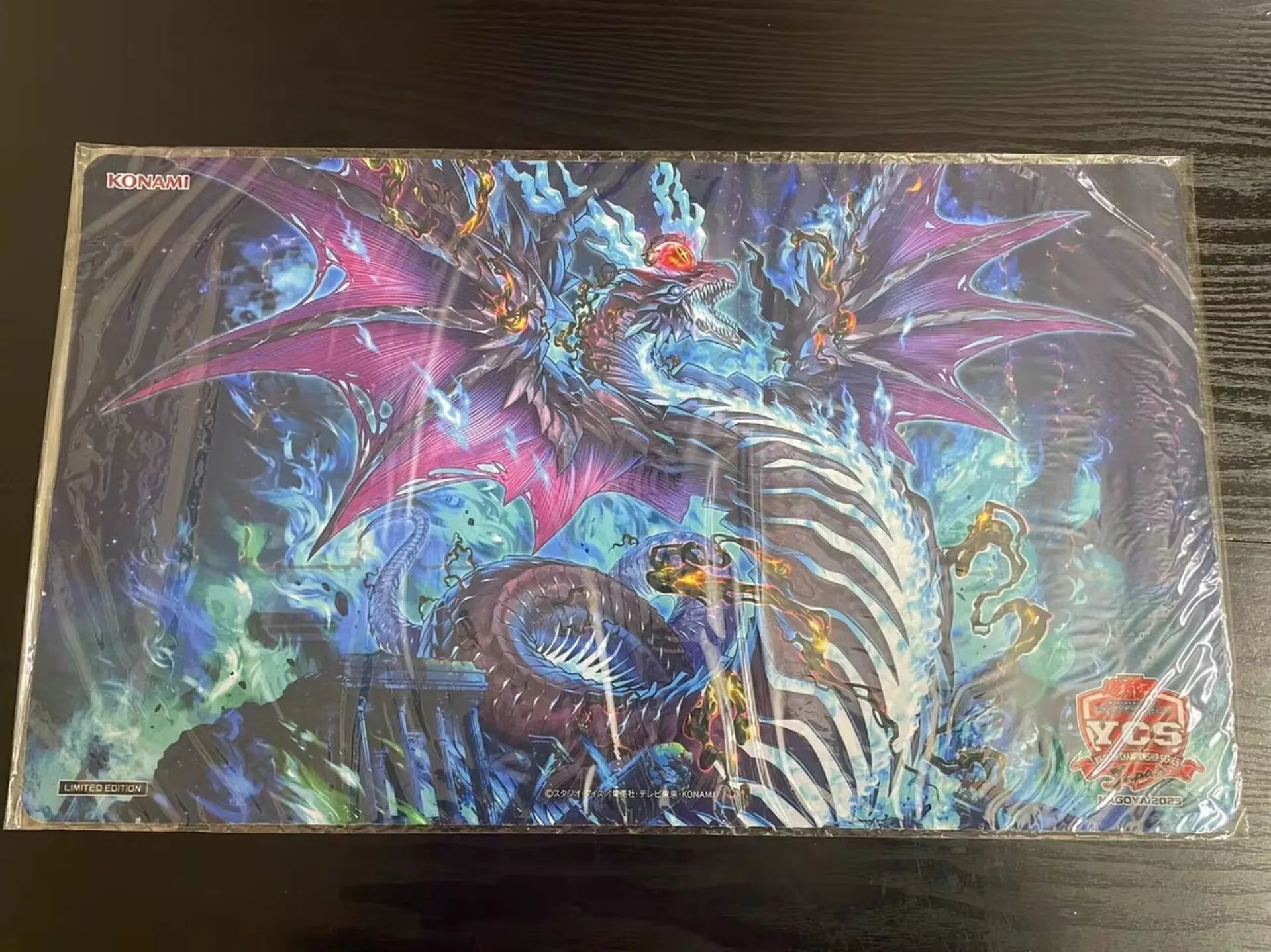 

Yugioh KONAMI Duel Monsters Snake-Eyes Flamberge Dragon YCSJ Limited Collection Official Playmat Mat Table Play Pad