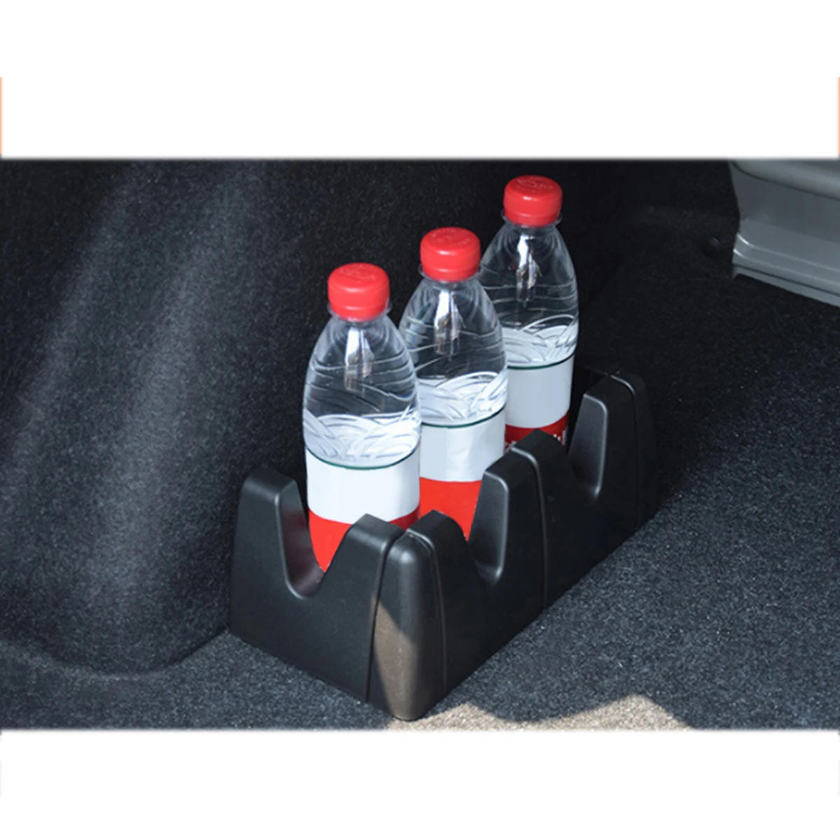 

4 pcs Car Fence Organizer Durable Storage Cargo Organizer Block Container Blocks SUV Vehicle Bracket Cargo System Black