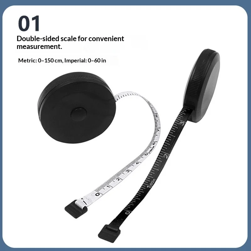 1-3M Retractable Soft Tape Measure Portable Mini Body Measuring Tape for Sewing Tailor Body Height Furniture Measurement Ruler