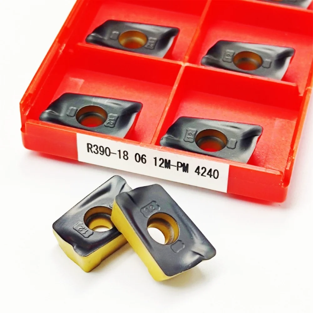 

R390 180608 180612 PM4240 Carbide Turning Insert External CNC Lathe Tool for Steel Stainless Steel Resistance Indexable Blades