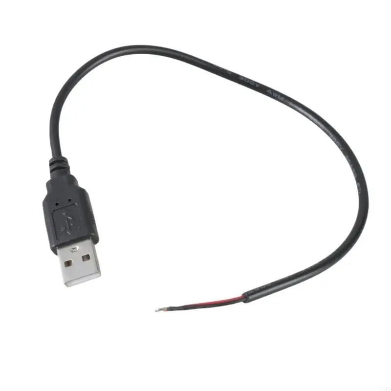 L41E Portable Male USB to 2 Pin Extension Cord Pigtail 2pin Power Cable Line 22AWG