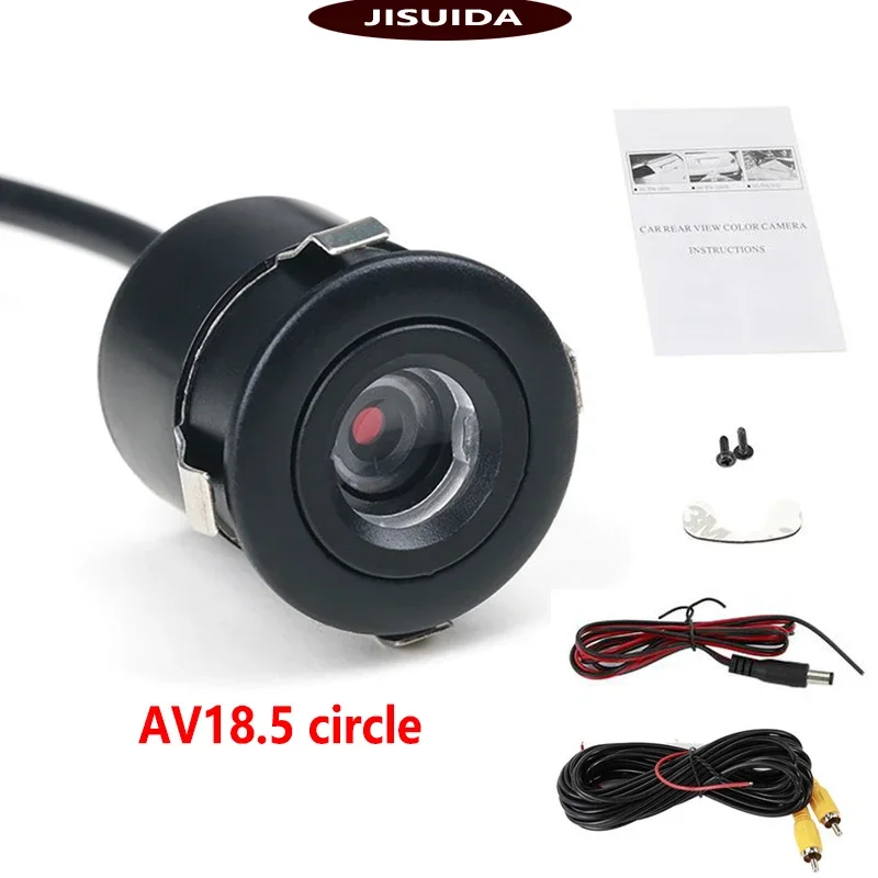 

Universal HD reverse parking monitoring CCD waterproof wide-angle reverse camera Night vision 170° car rear-view camera