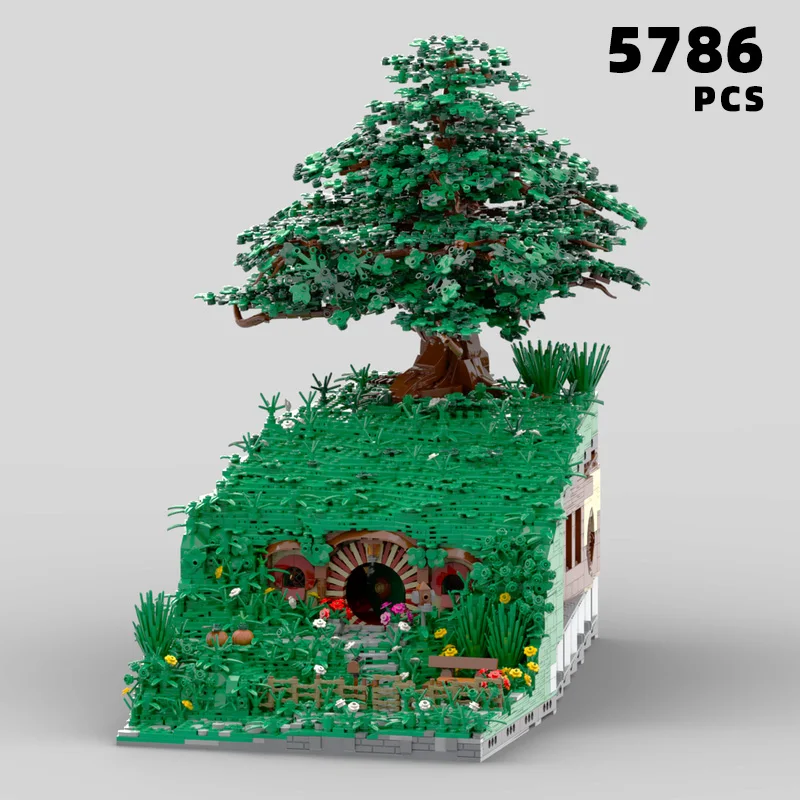 ファンタジーハウスエントランスモデルビルディングブロックセット DIY 組立レンガ建築コレクション知育玩具ギフト