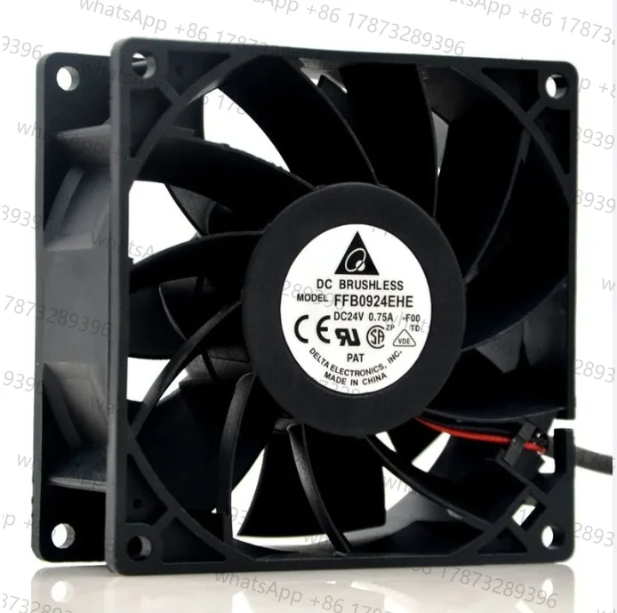 New cooler Cooling Fan For Delta FFB0924EHE 24V 0.75A 9038 9238 9CM ABB Server Inverter Axial Fan