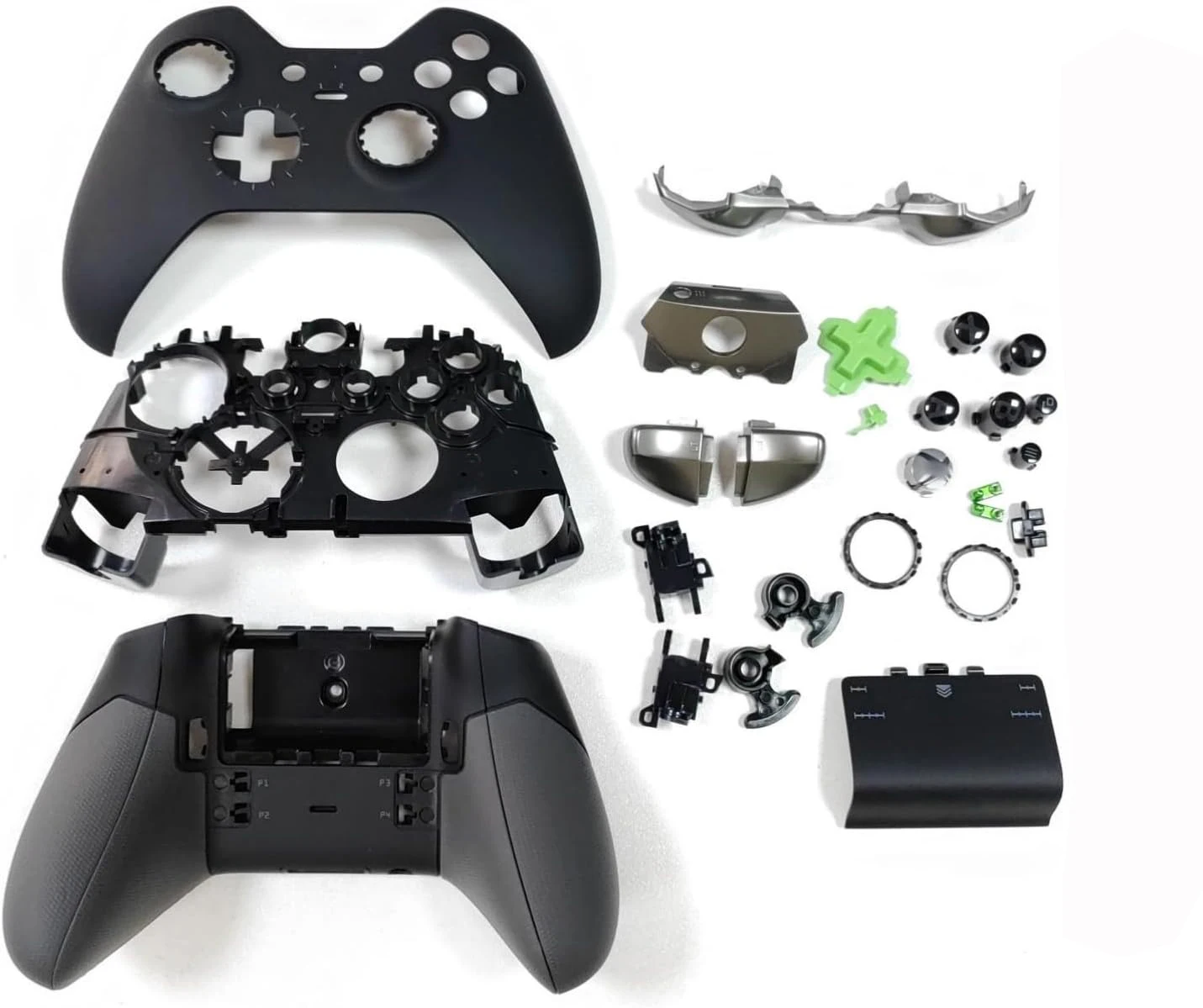 For Xbox One Elite Series 1 Controller Replacement Shell Left and Right Grip Shell Accessories Replacement Shell Kit