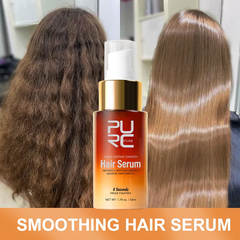 

PURC Smoothing Hair Repair Serum Anti Frizz Repair Damaged Hair Treatment Restore Soft Deep Nourishment Hair Oil Hair Care