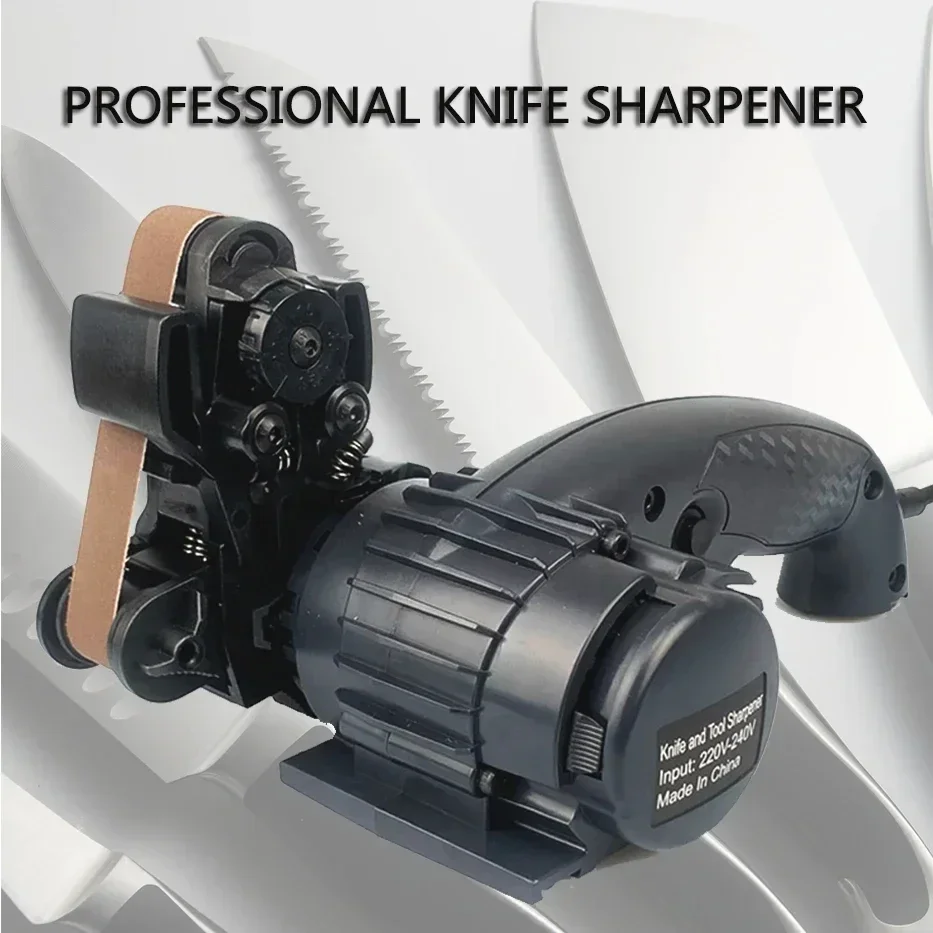 

Professional Electric Knife Sharpener Grinder Sand Belts Diamond Bar Sharpening Machine Apex Honing System Carpenter Tools Set
