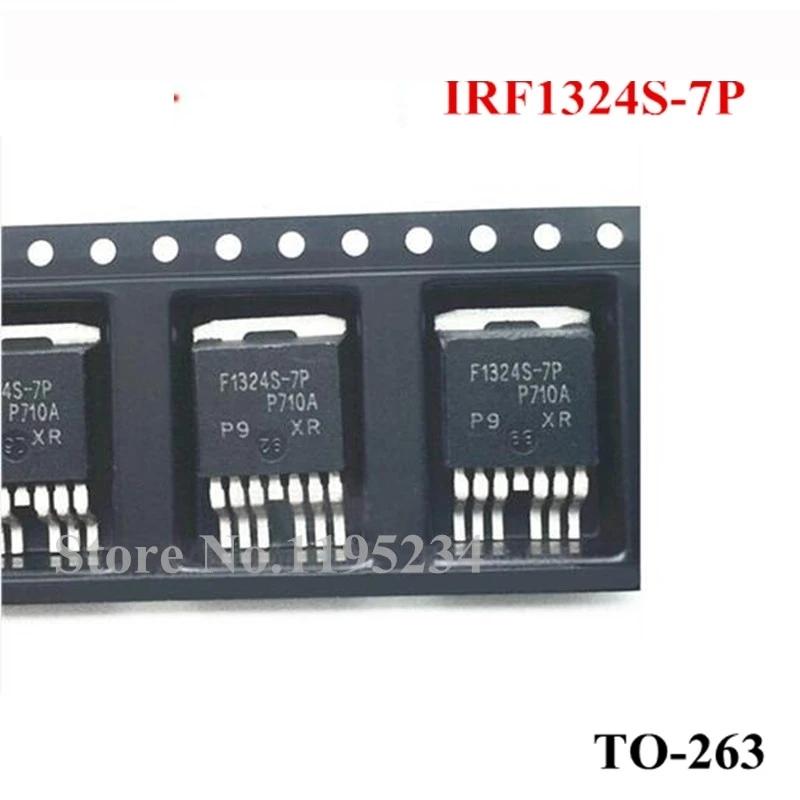 50pieces/lot IRF1324S-7PTRPBF IRF1324S-7P IRF1324S F1324S-7P AUIRF1324S-7P AUF1324S-7P IRF1324 D2PAK 